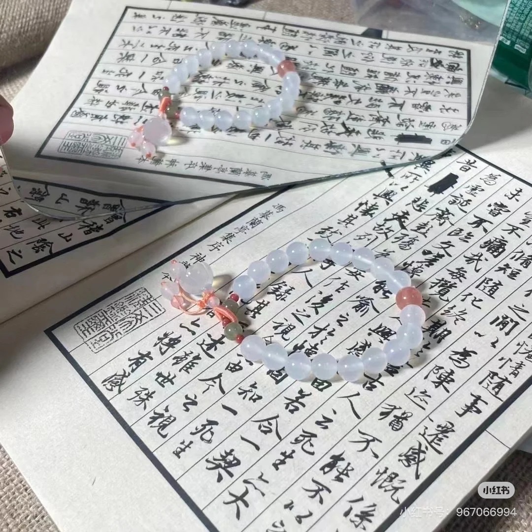 白玛瑙/手串/手串女鑫美饰品-0111手串细节图