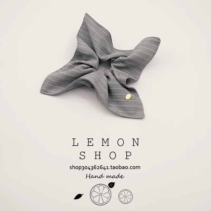 New autumn and winter versatile striped large intestine hair bands, fabric hair ties, rubber bands, high-end hair ties, and hair tie accessories Item Picture