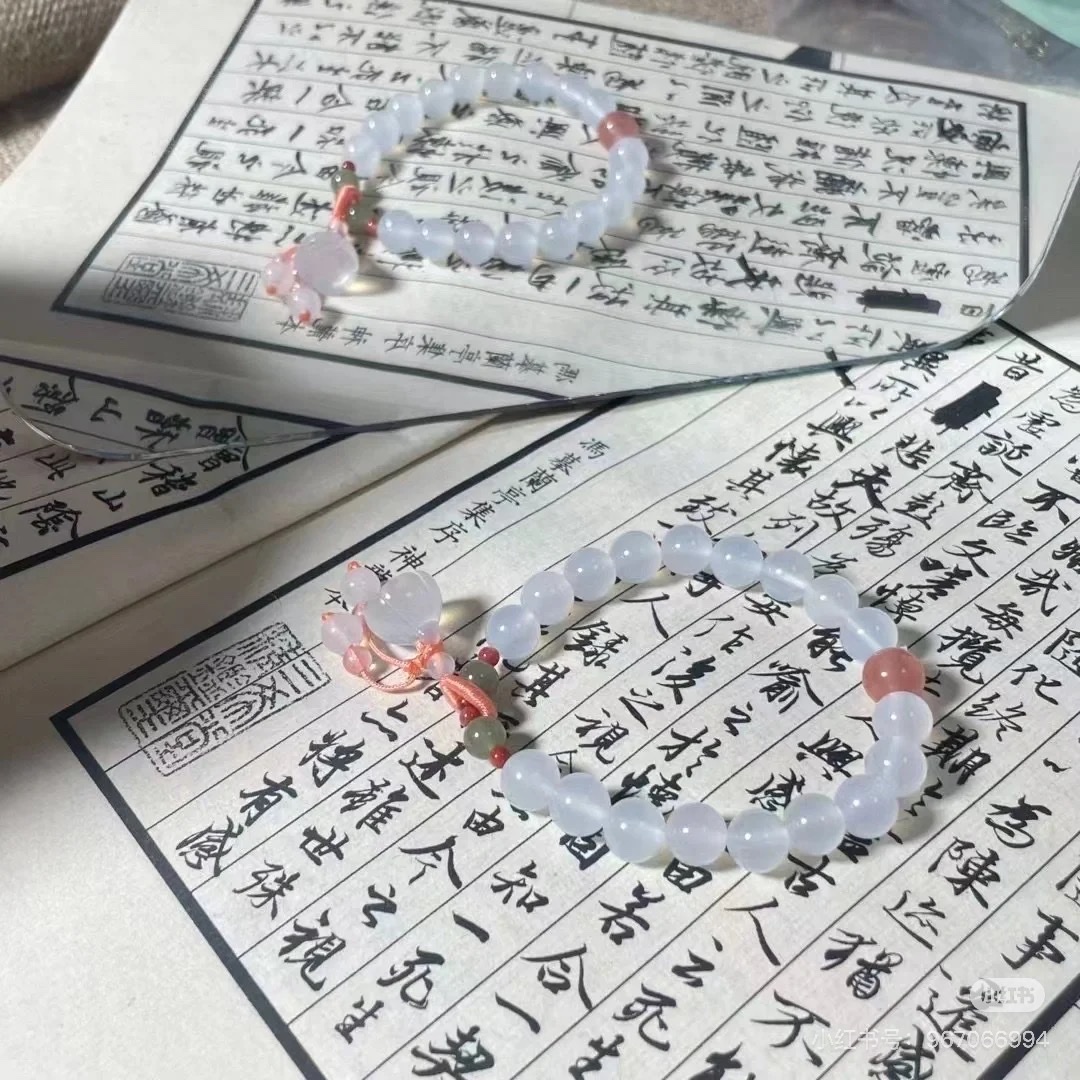 白玛瑙/手串/手串女鑫美饰品-0111手串产品图