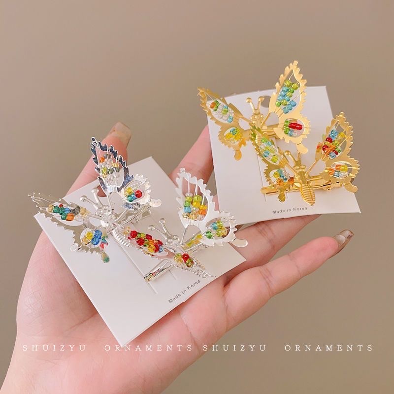 创意饰品发卡头饰 发夹植绒设计 独特时尚发饰 简约女士发夹装饰品哲明饰品详情图7