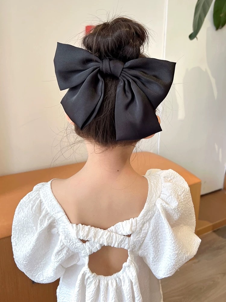 Summer bow hair clips, children's headwear, Korean girl princess hair clips, hair ties at the back of the head, hair ties, hair accessories, a hair clip headwear, creative accessories detail image 3
