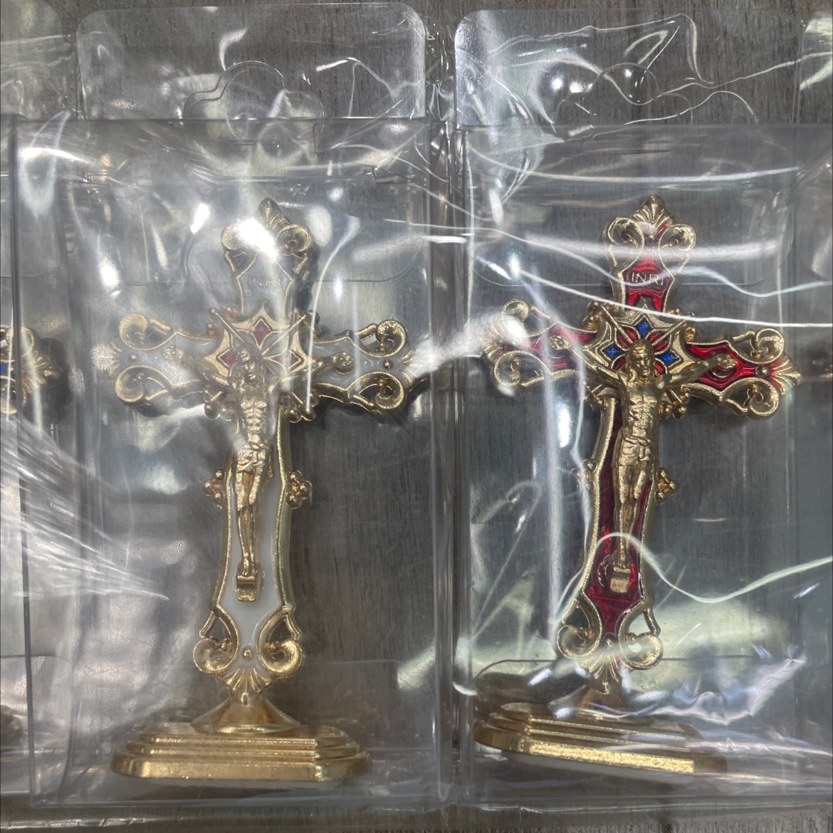 画宝油色油，白色，夜光十字架黑色，新款十字架带不干胶摆件详情图1