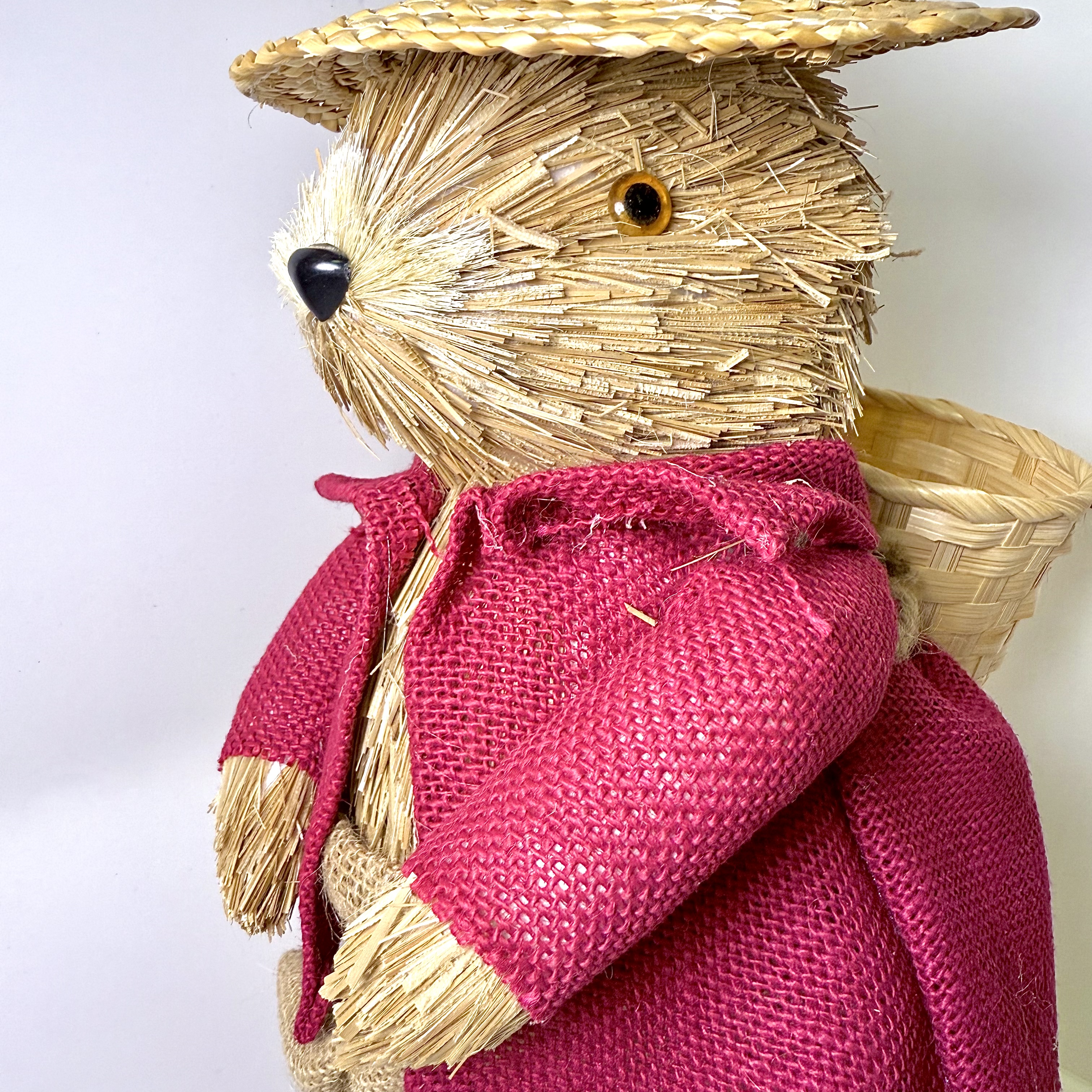 复活节手工草编兔子草帽背篓兔材料包创意礼品自制礼物可爱田园风 详情图3