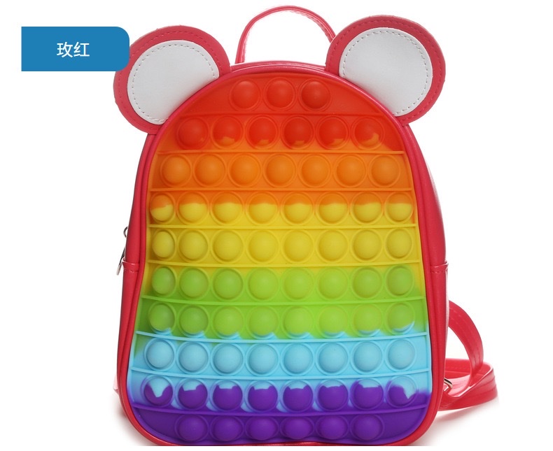 新款硅胶儿童双肩包产品图
