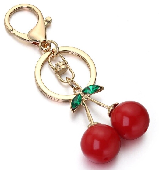 2024新款毛绒挂件钥匙扣女款可爱流沙瓶设计 钥匙扣配件精致耐用潮流配饰