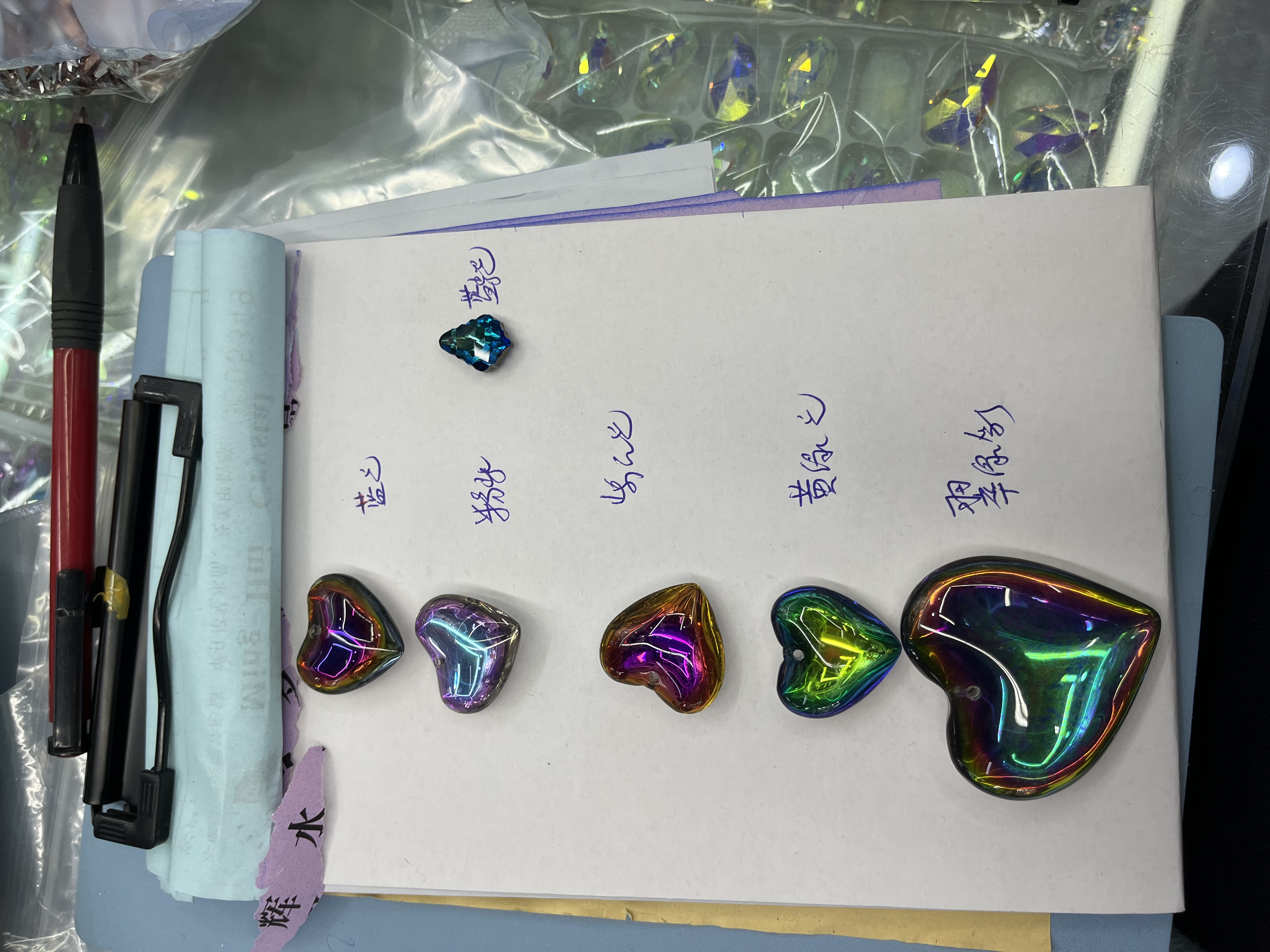 梦幻大号珠子合金滴油配件 吊坠项链坠子精致饰品 手工DIY首饰材料 玻璃项链坠子细节图