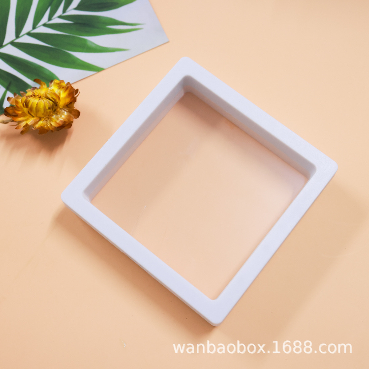 悬浮盒9*9薄膜盒pe薄膜悬浮盒项链手链展示盒收纳盒首饰盒包装盒首饰盒包装盒饰品首饰包装盒细节图
