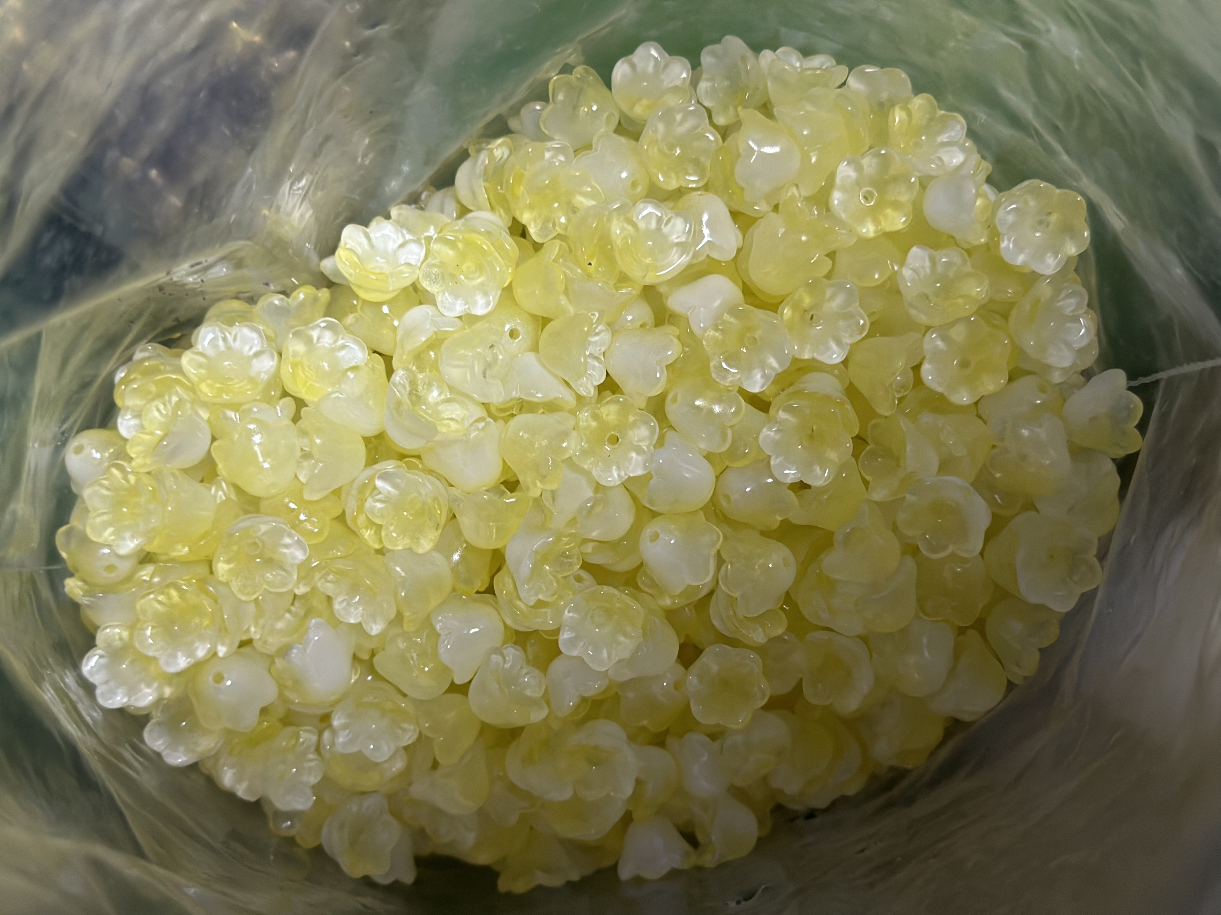 琉璃珠7x12mm铃兰花散珠风铃草花苞铃铛花铃diy饰品发簪串珠材料铃兰花厂家直销详情图20