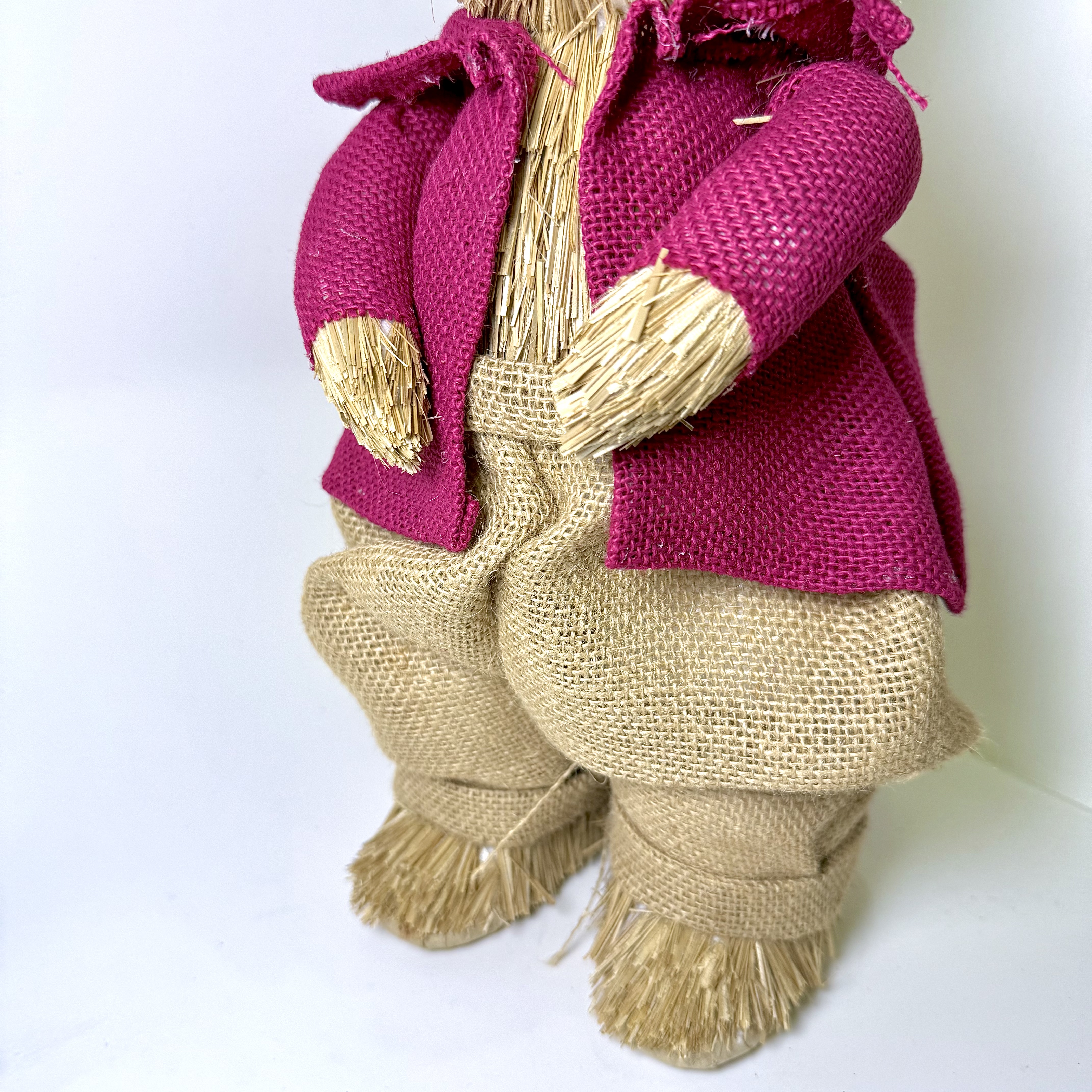 复活节手工草编兔子草帽背篓兔材料包创意礼品自制礼物可爱田园风 详情图4