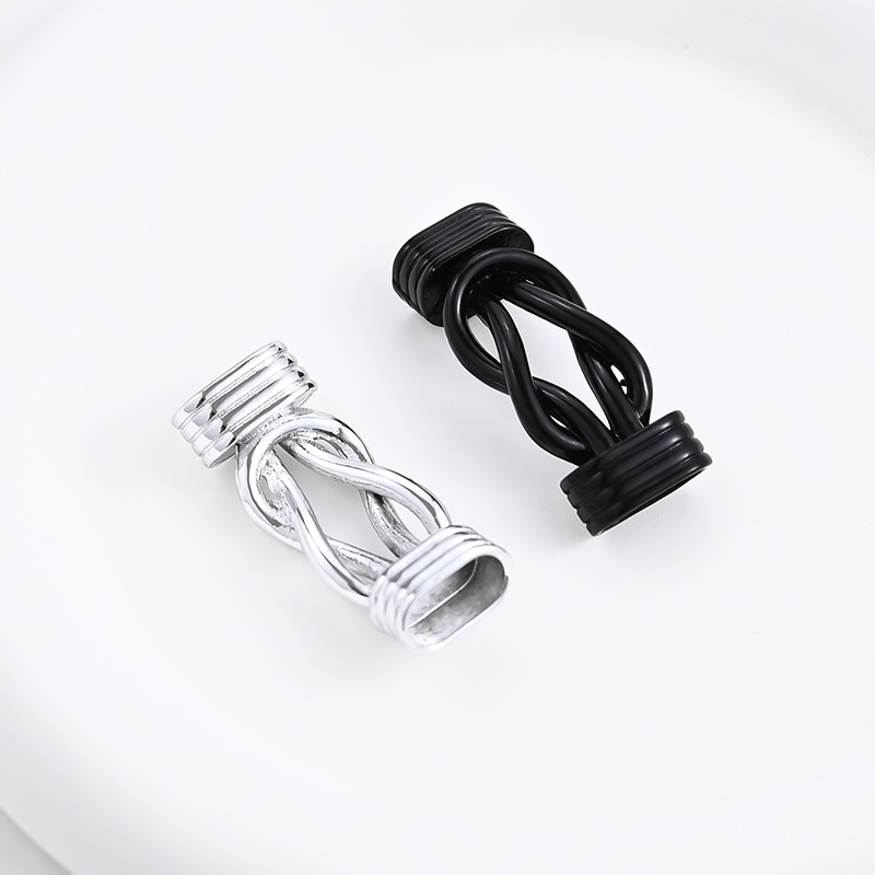 Zinc alloy figure-eight knot for jewelry accessories