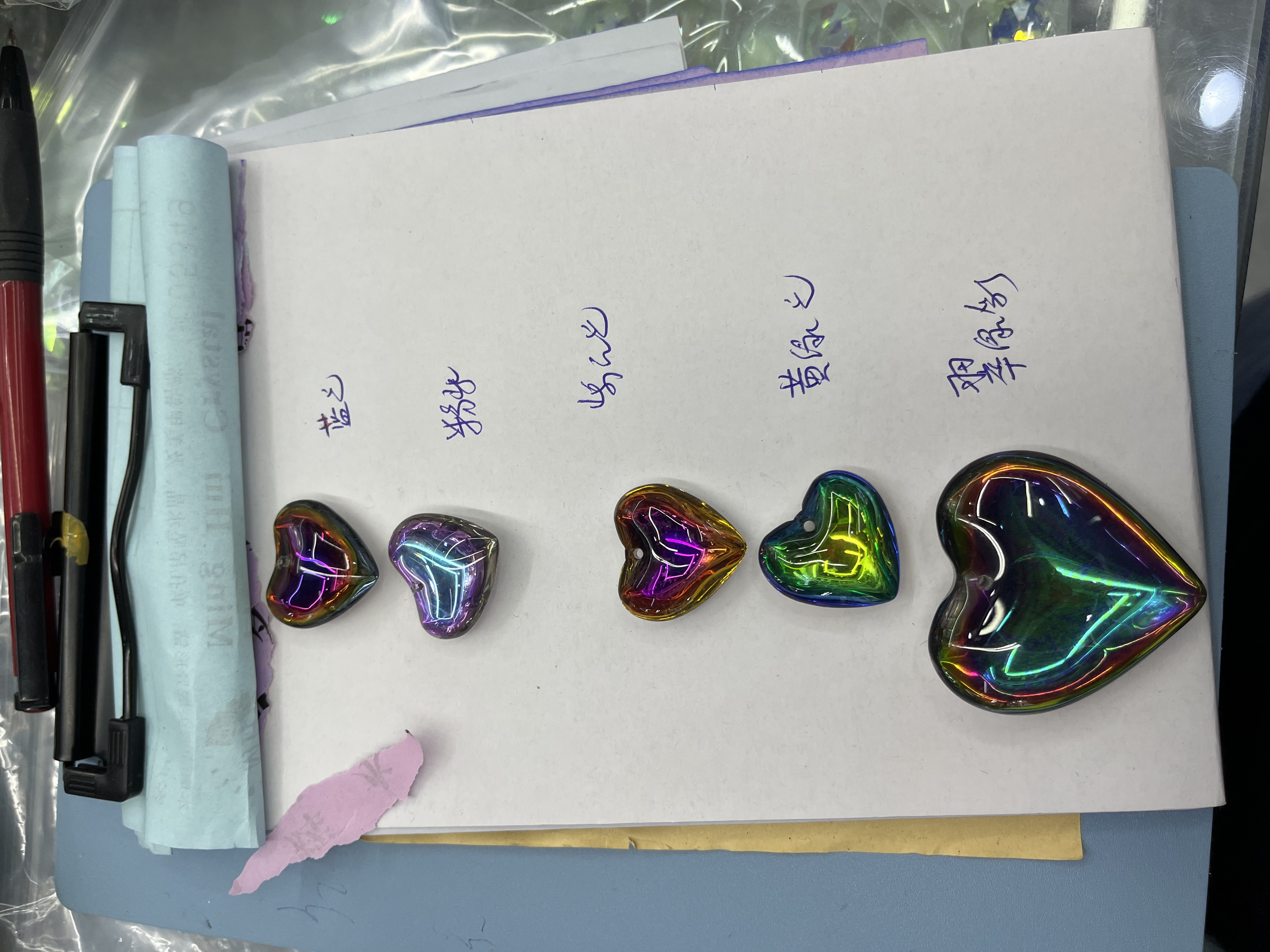 梦幻大号珠子合金滴油配件 吊坠项链坠子精致饰品 手工DIY首饰材料 玻璃项链坠子详情图4