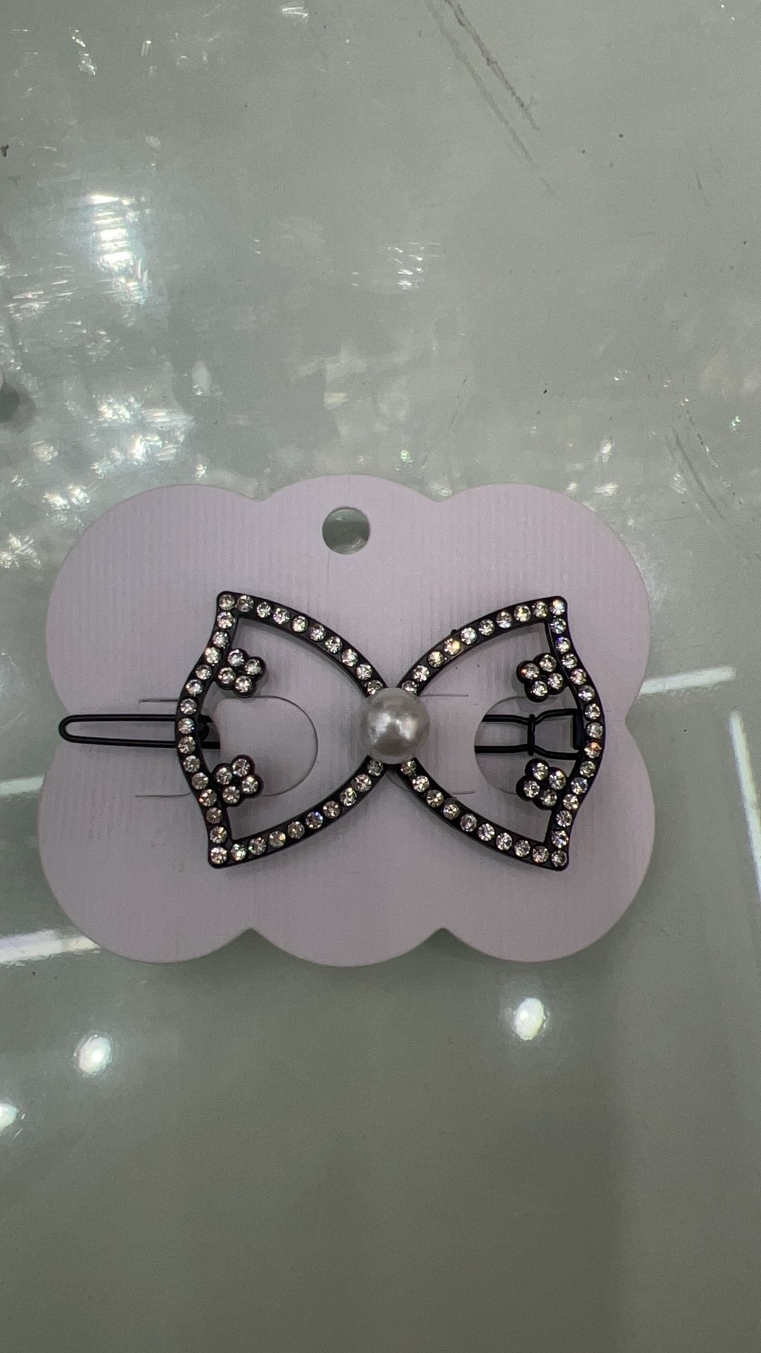 韩国发夹发卡 夹子头饰 珍珠发夹网红款 边夹刘海夹ins超火一字夹详情图4