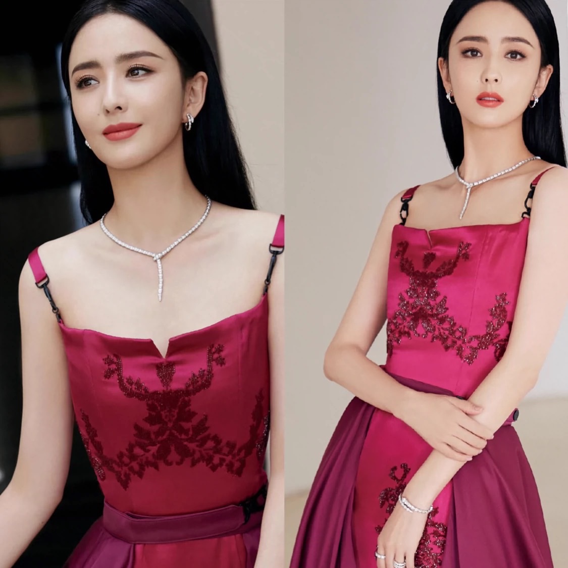 明星同款锆石蛇形项链夸张轻奢锁骨链时尚百搭高级感项饰女欧美饰品