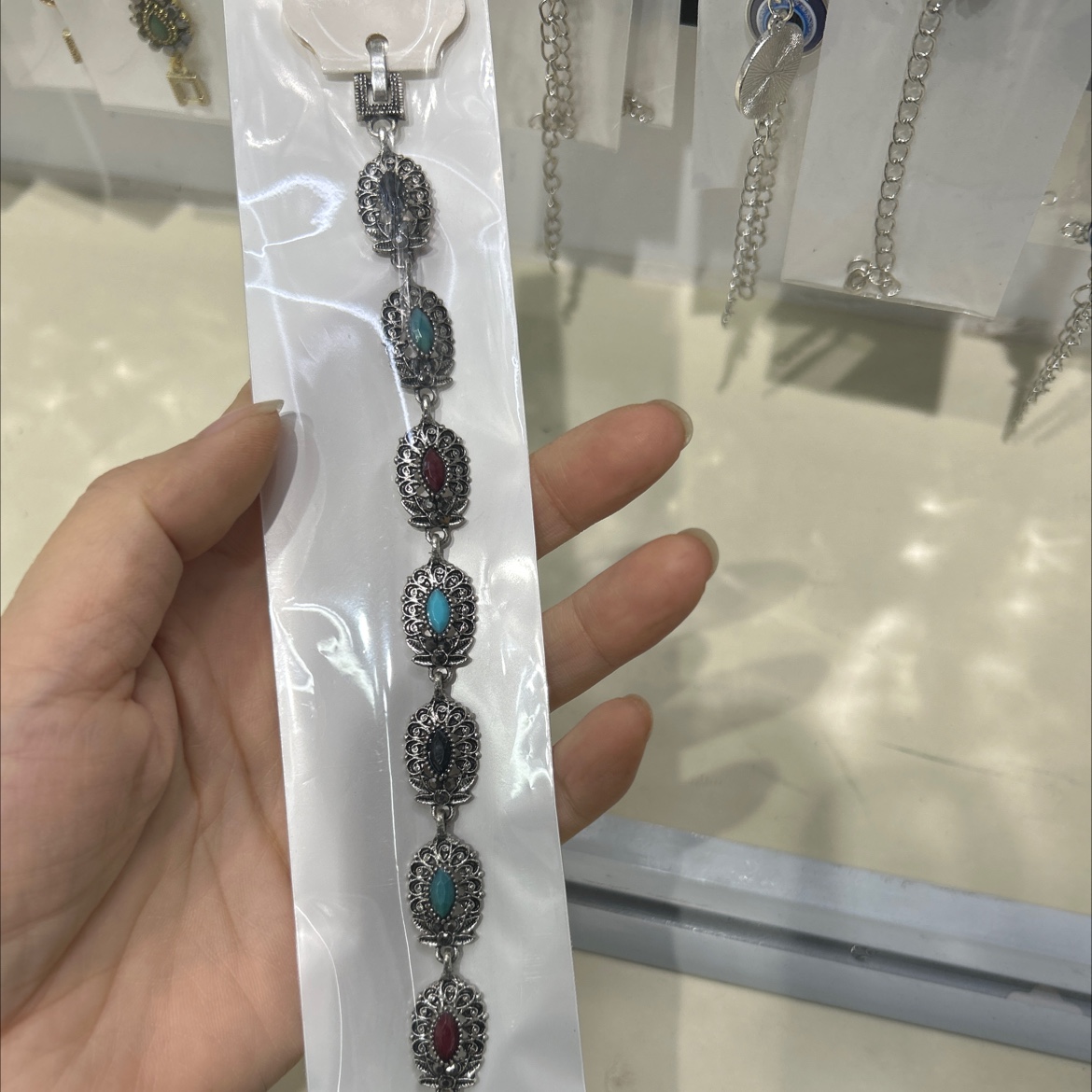 古银复古手链细节图