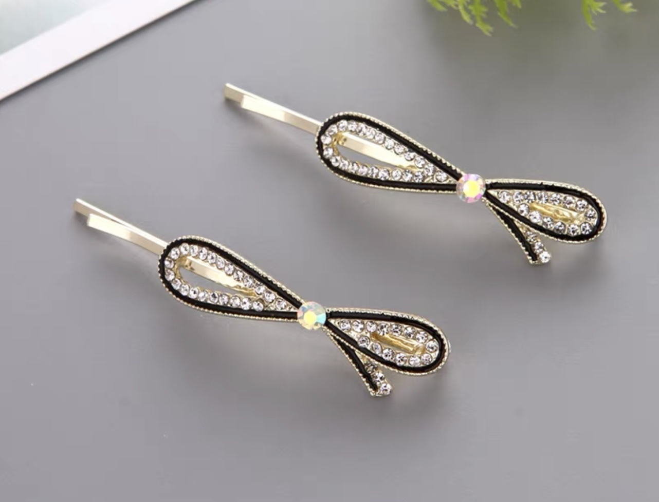 侧边发夹发卡 夹子头饰 珍珠发夹网红款 边夹刘海夹ins超火一字夹