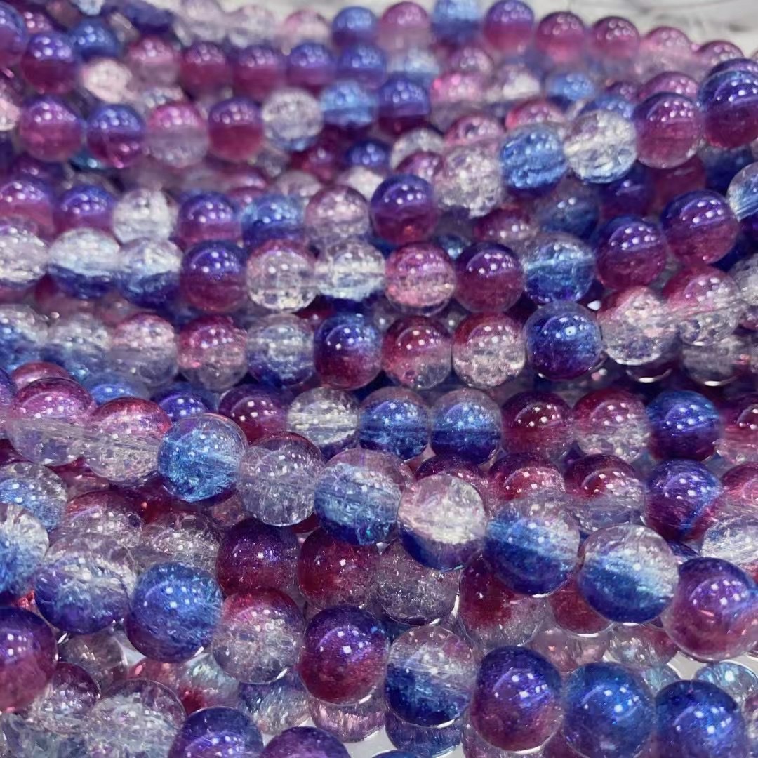 10厘8厘冰魄爆花手工DIY饰品配件diy