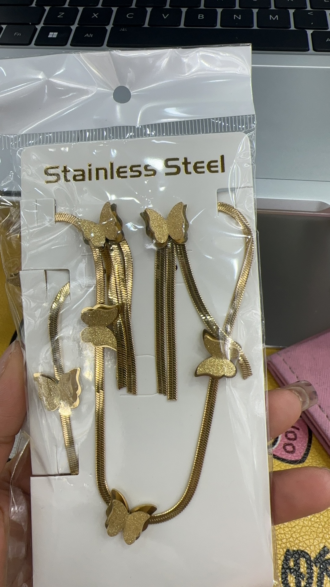 Stainless steel earrings, accessories, earrings, stainless steel earrings