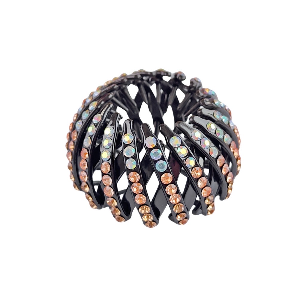 Korean water diamond Bird's Nest bun hair bun, hair band, lazy person's hair accessory, ponytail fixation, magic hair band, women's patchwork Korean version hair band, headband Specification image