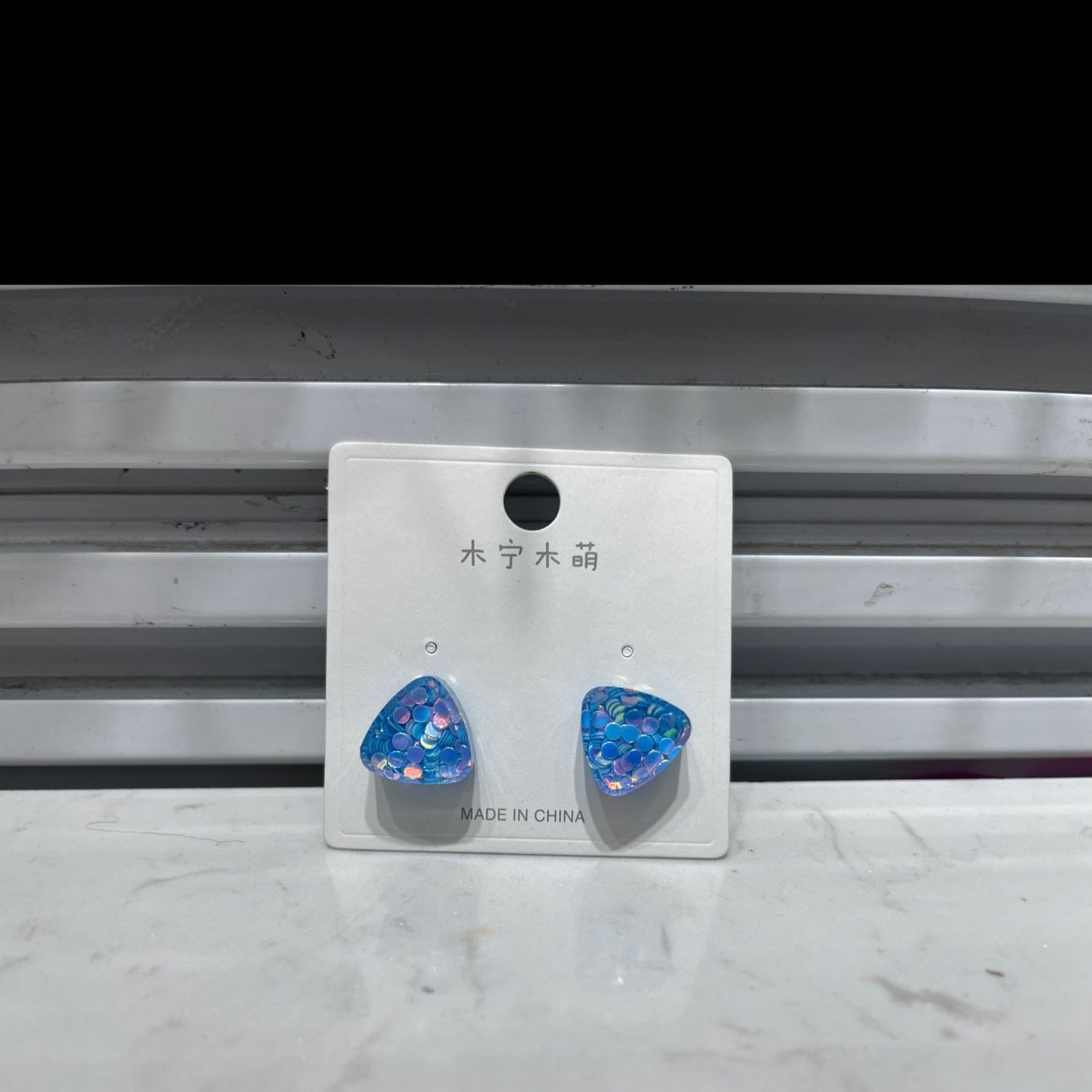 Selected earrings: Glass earrings, stainless steel earrings, women's fashion accessories, earrings, exquisite earrings, new recommendations, high-end accessories, stainless steel ear needles, women's fashion trends