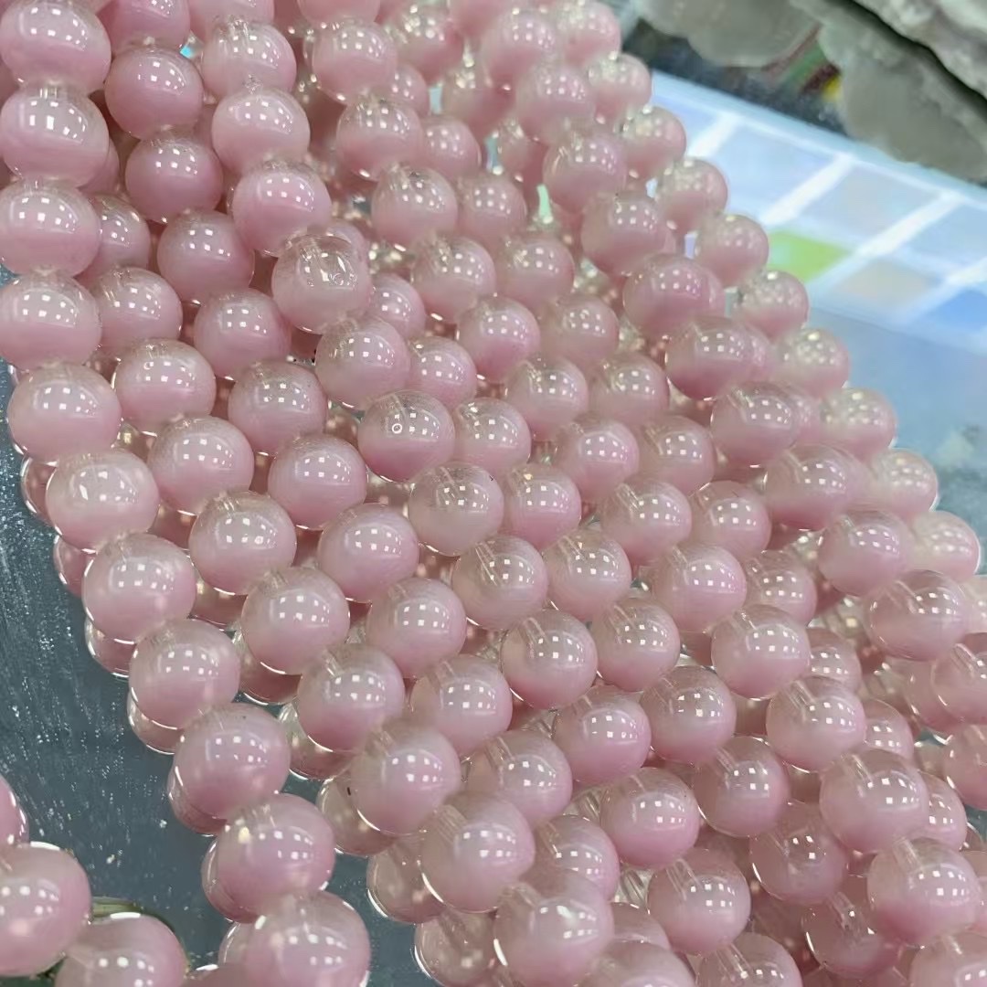 10厘玻璃珠仿猫猫手工DIY饰品配件琉璃珠