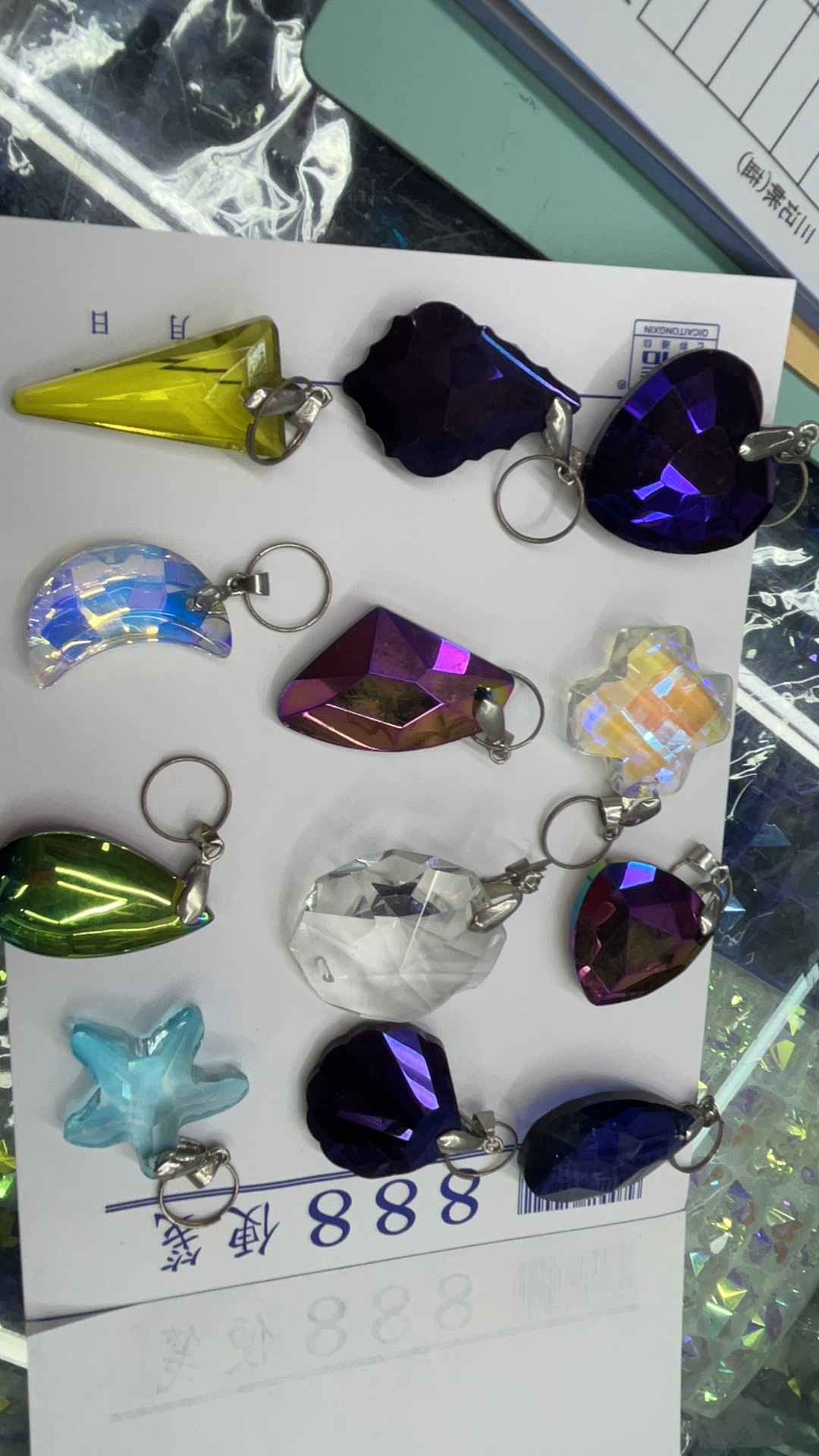 梦幻大号珠子合金滴油配件 吊坠项链坠子精致饰品 手工DIY首饰材料 玻璃项链坠子详情图2