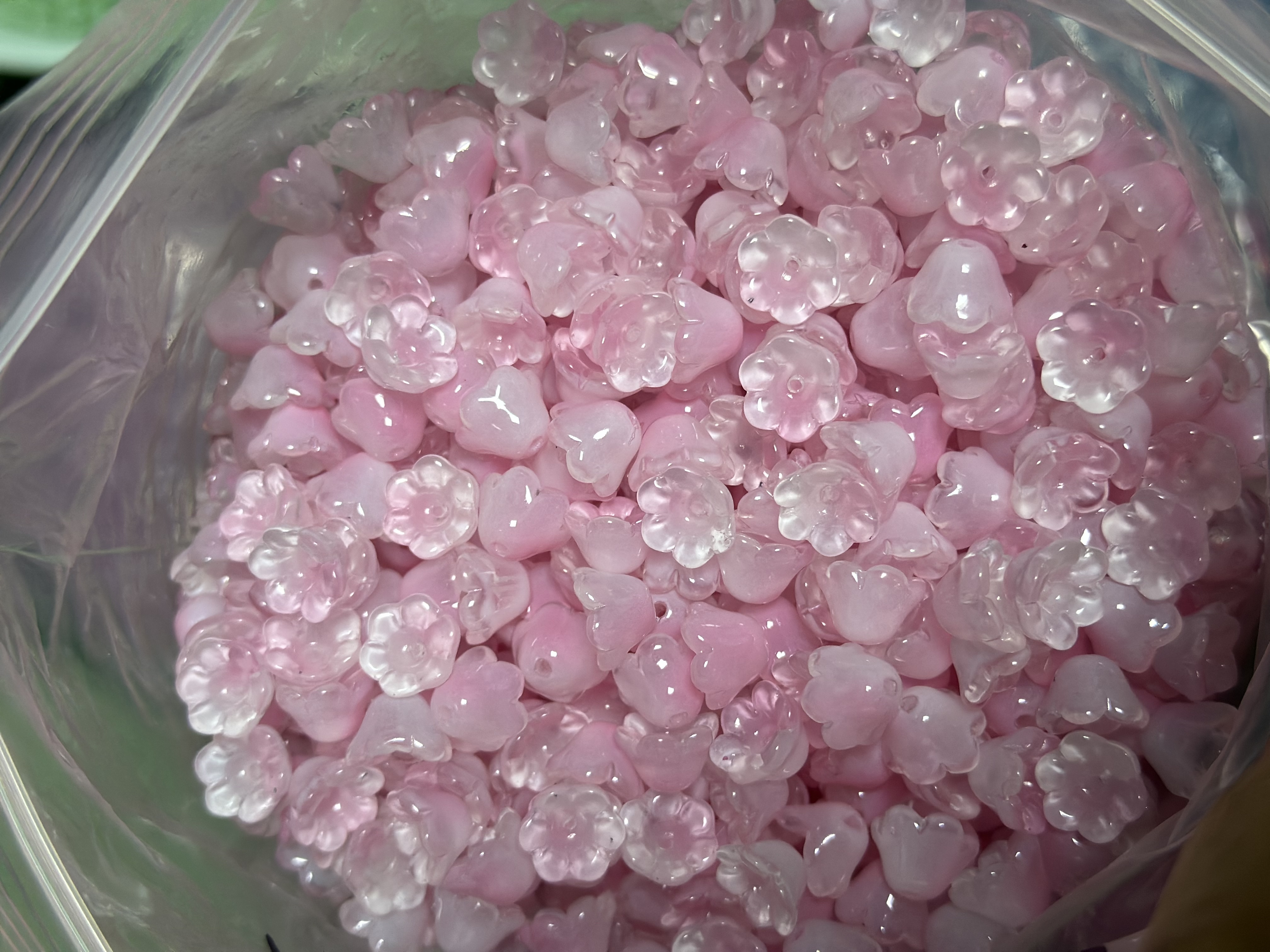 琉璃珠7x12mm铃兰花散珠风铃草花苞铃铛花铃diy饰品发簪串珠材料铃兰花厂家直销详情图15