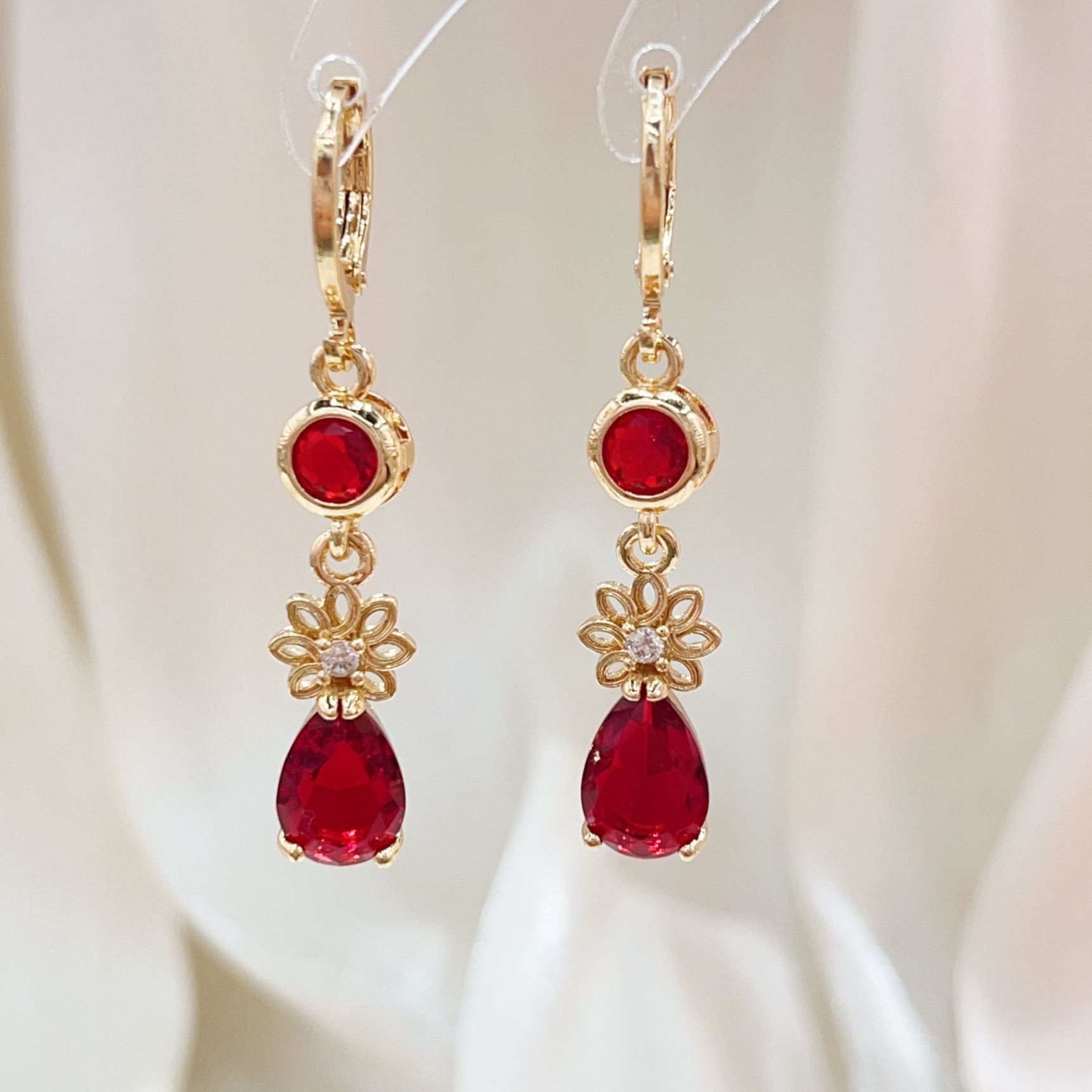 2024新款 欧美跨境时尚耳环耳饰 简约大方设计感耳扣 香槟金 批发细节图