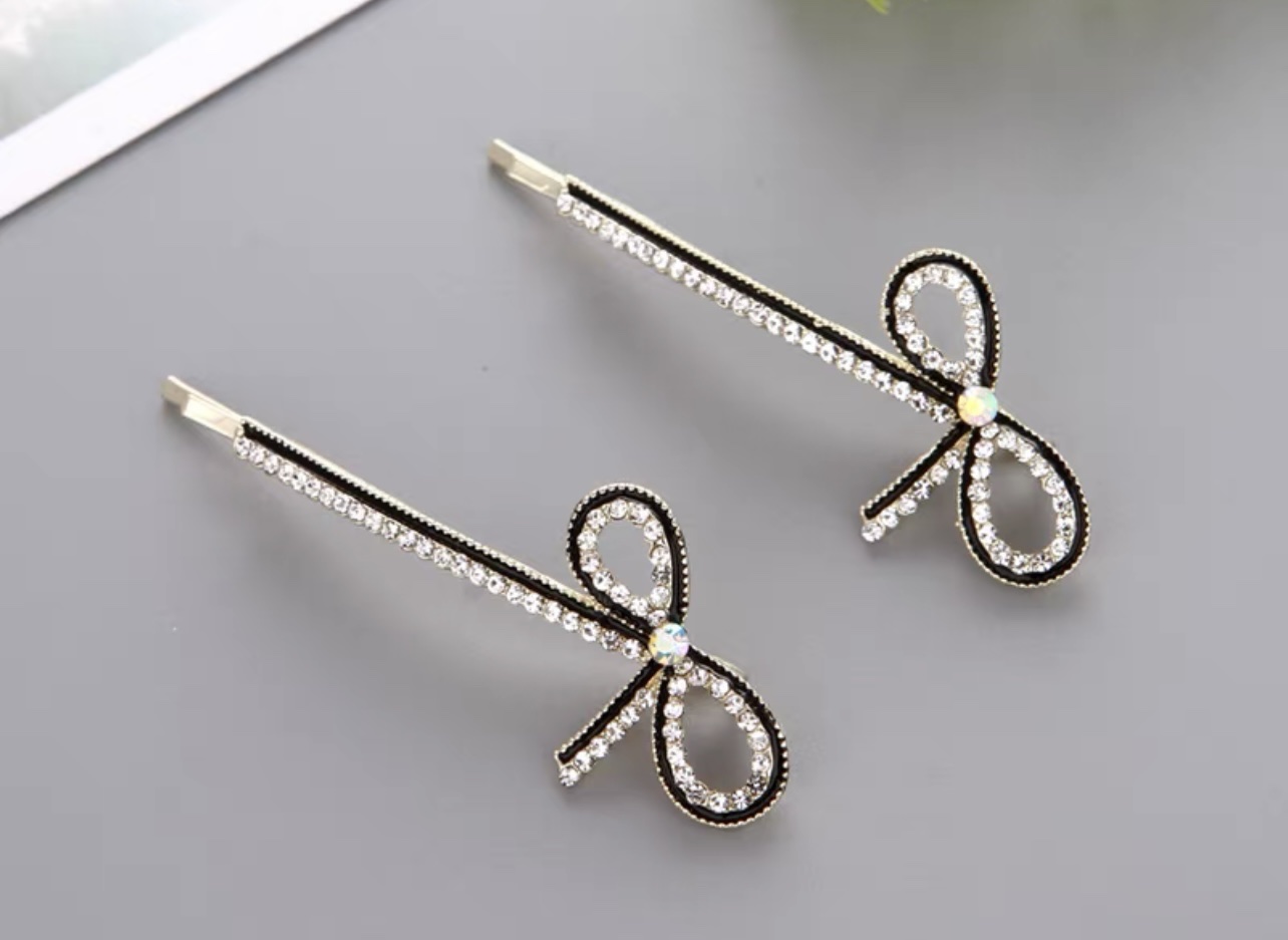 侧边发夹发卡 夹子头饰 珍珠发夹网红款 边夹刘海夹ins超火一字夹详情图3