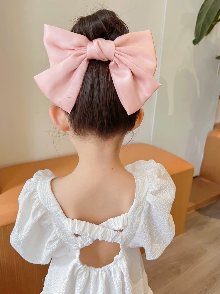 Summer bow hair clips, children's headwear, Korean girl princess hair clips, hair ties at the back of the head, hair ties, hair accessories, a hair clip headwear, creative accessories detail image 5