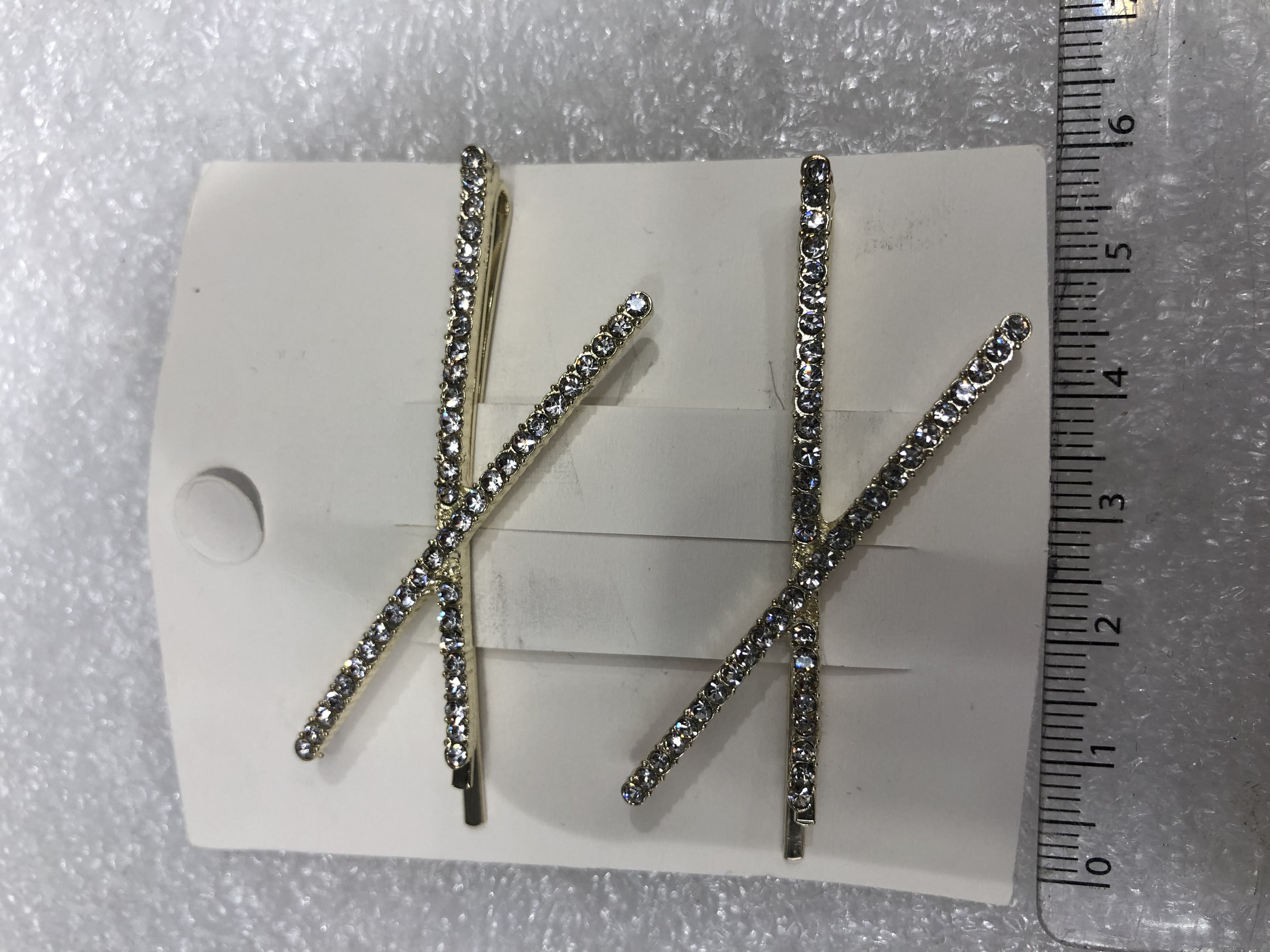 合金韩版钻一字夹