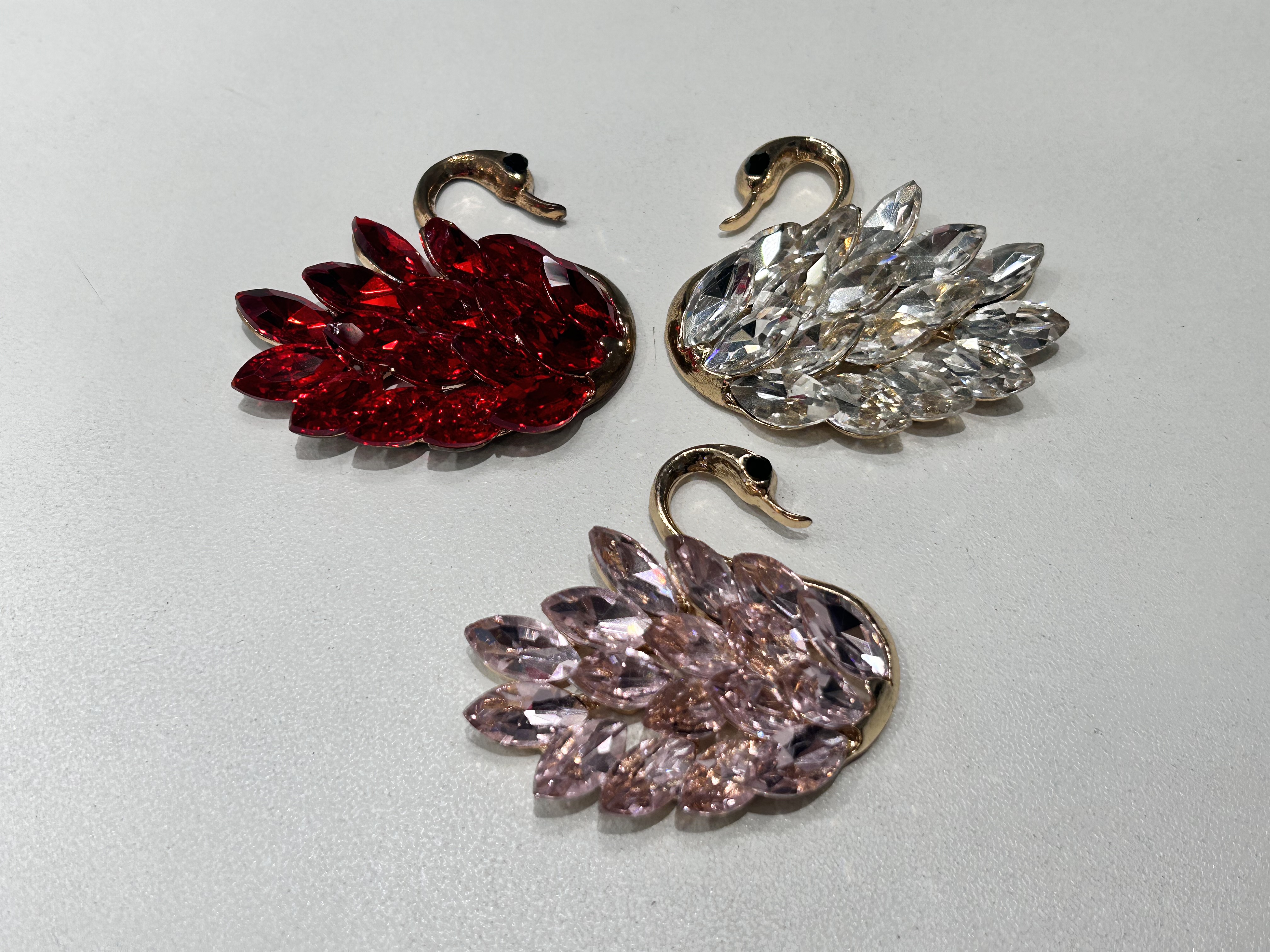 合金韩版玻璃钻天鹅