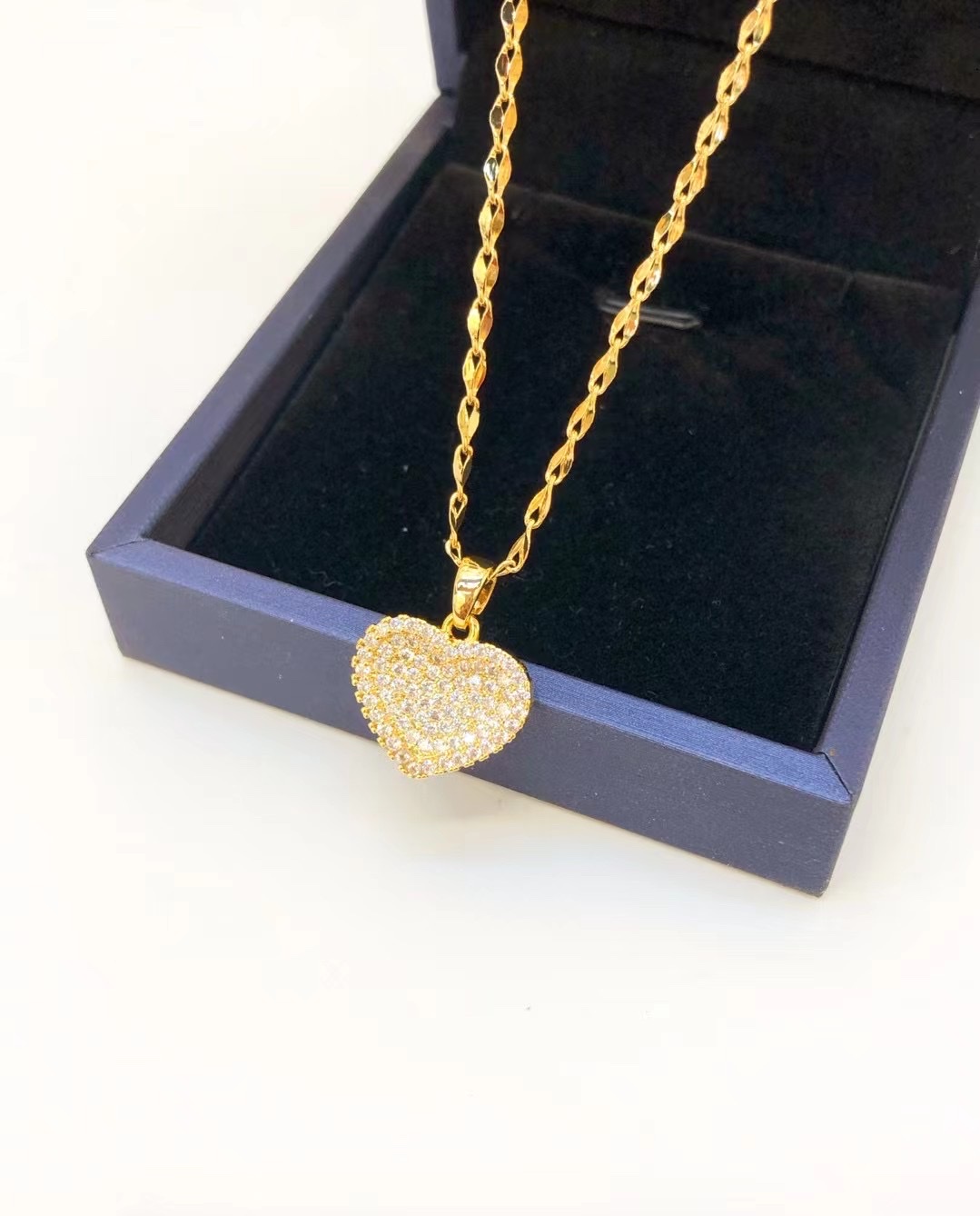 金沐首饰镀金项链时尚链子网红潮流链条爆款厂家直销