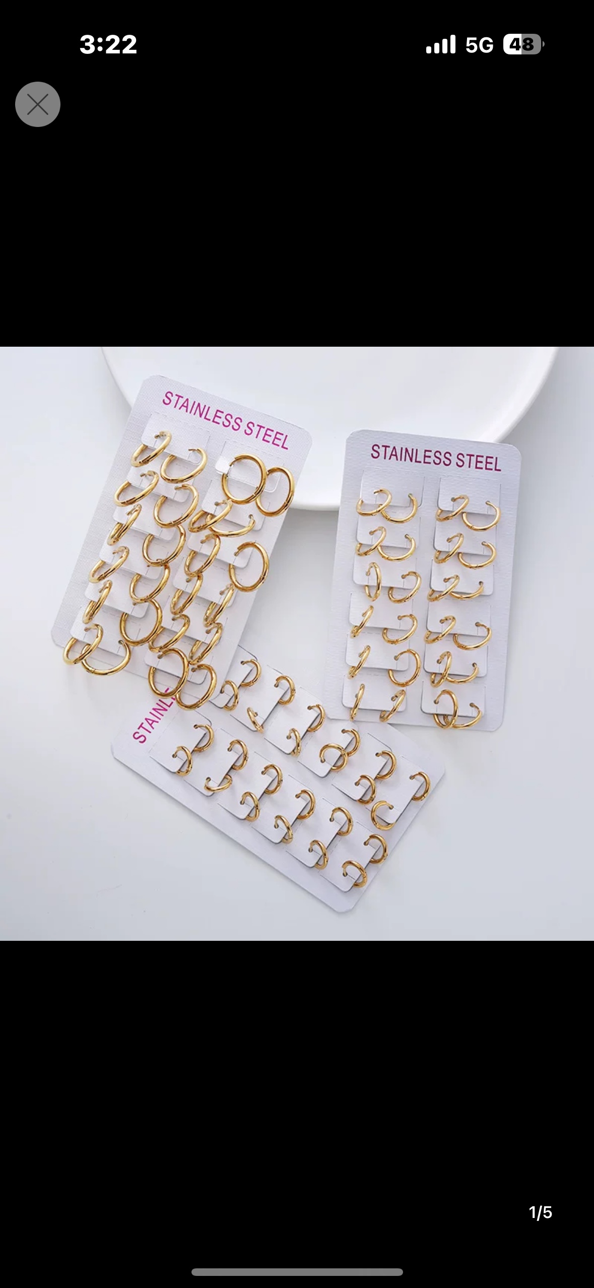 AML简约日韩欧美风闭合素圈耳扣 线径2.0/2.5mm光面耳环详情图5