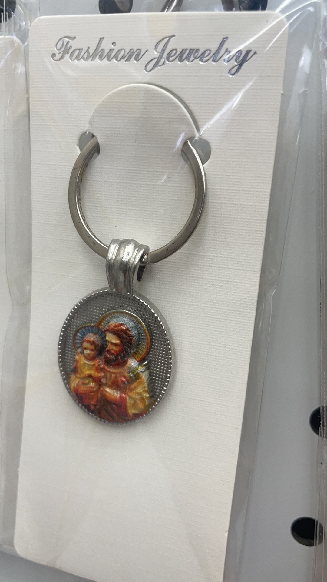 彩色圣母钥匙扣，用环保锌合金制作而成。可来样订做摆件摆件风水详情图2