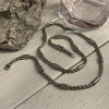 Titanium steel necklace is a basic men's fashion accessory that is versatile, simple, and has an ins texture. It is a long, unique Hong Kong style hip-hop accessory that does not fade Specification image