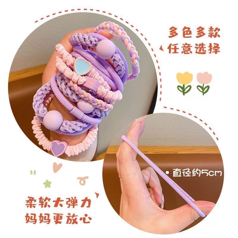 Creative accessories, small diamond hair lanyards, headwear, ladies' hair lanyards, simple, fashionable, elegant and refined, exquisite and durable, not easy to fall off, hair lanyards, headwear, small diamond hair lanyards Specification image