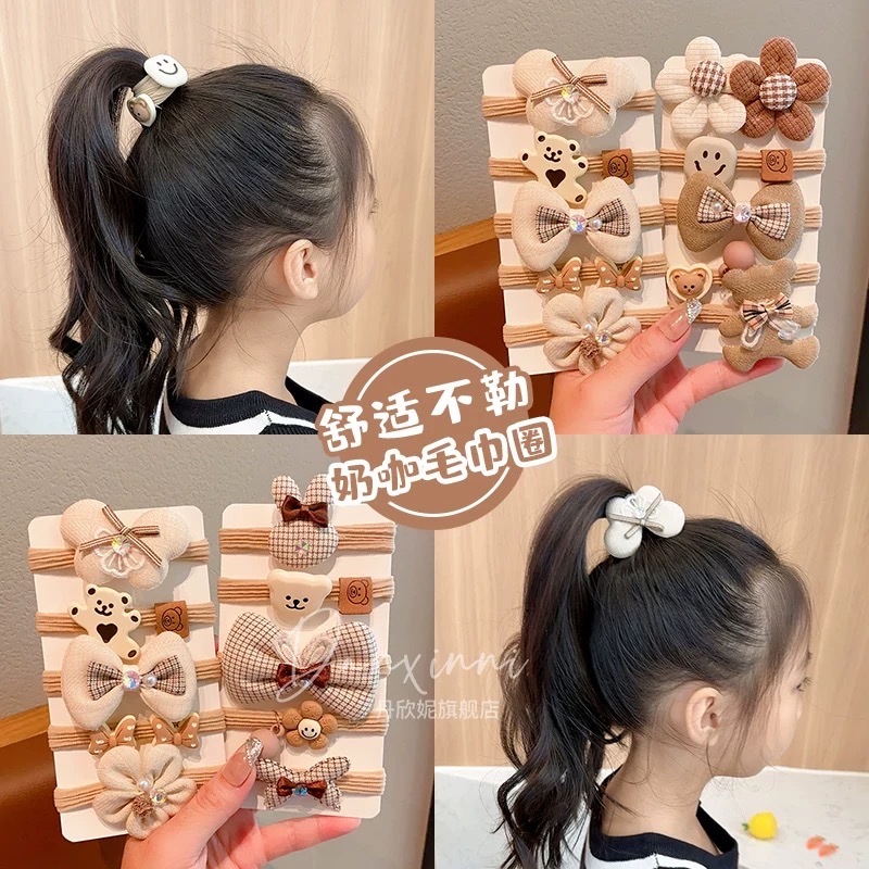 儿童流行皮筋创意饰品兔毛头绳创意饰品发箍兔毛头绳头绳产品图