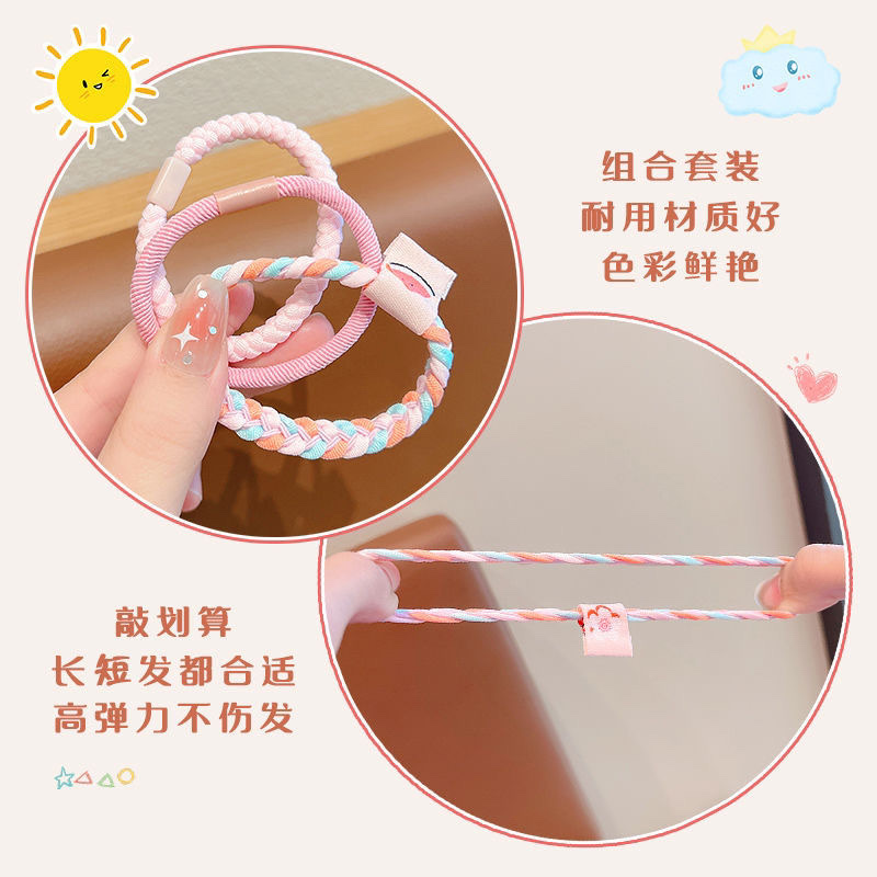 Creative accessories, small diamond hair ties, headwear, hair ties, elegant ladies' hair accessories, simple and fashionable hair ties, hair binding magic tools, long-lasting without slipping, headwear, hair ties, small diamond hair ties, hair ties, hair accessories Application Scenario