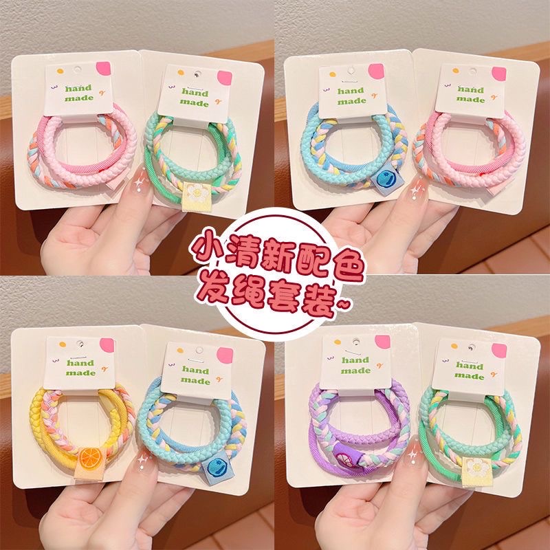 Creative accessories, small diamond hair ties, headwear, hair ties, elegant ladies' hair accessories, simple and fashionable hair ties, hair binding magic tools, long-lasting without slipping, headwear, hair ties, small diamond hair ties, hair ties, hair accessories details Picture