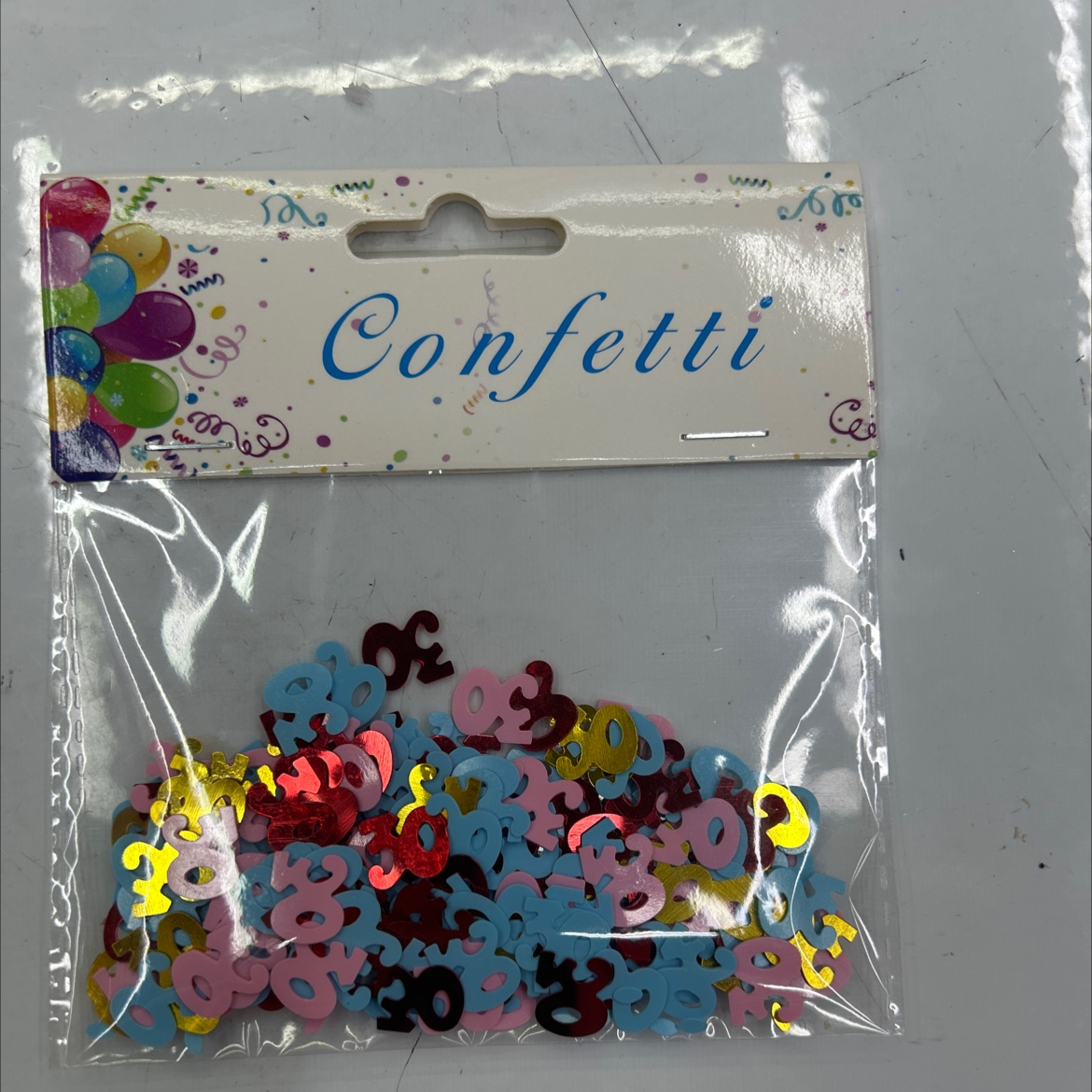 生日亮片，数字30，40，50，红色爱心，博士帽，节日亮片，手工制作亮片，颜色可定制细节图