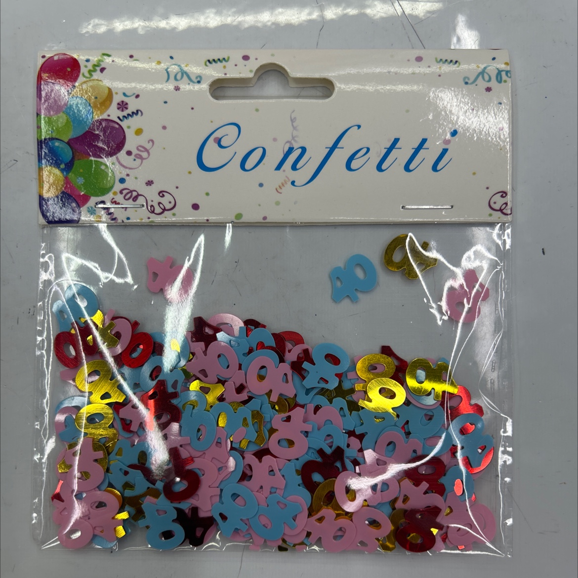 生日亮片，数字30，40，50，红色爱心，博士帽，节日亮片，手工制作亮片，颜色可定制产品图