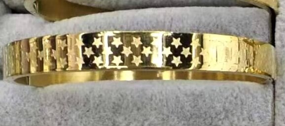 Titanium steel bracelet with corrosion