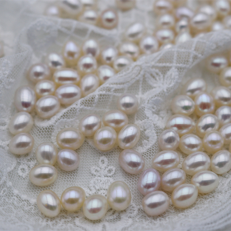 8mm high-quality natural freshwater pearl beads without holes, with strong light scattered beads Application Scenario