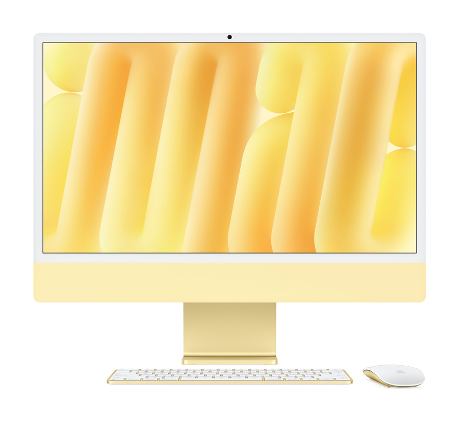 24 英寸配备视网膜 4.5K 显示屏的 iMac: Apple M4 芯片，24GB, 512GB