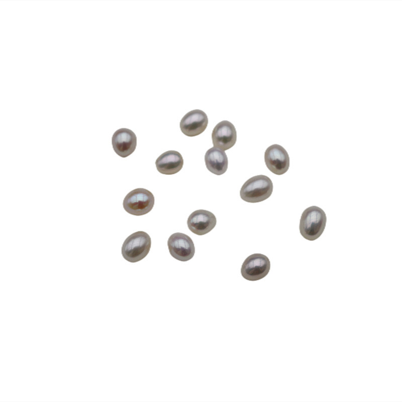 8mm high-quality natural freshwater pearl beads without holes, with strong light scattered beads Item Picture