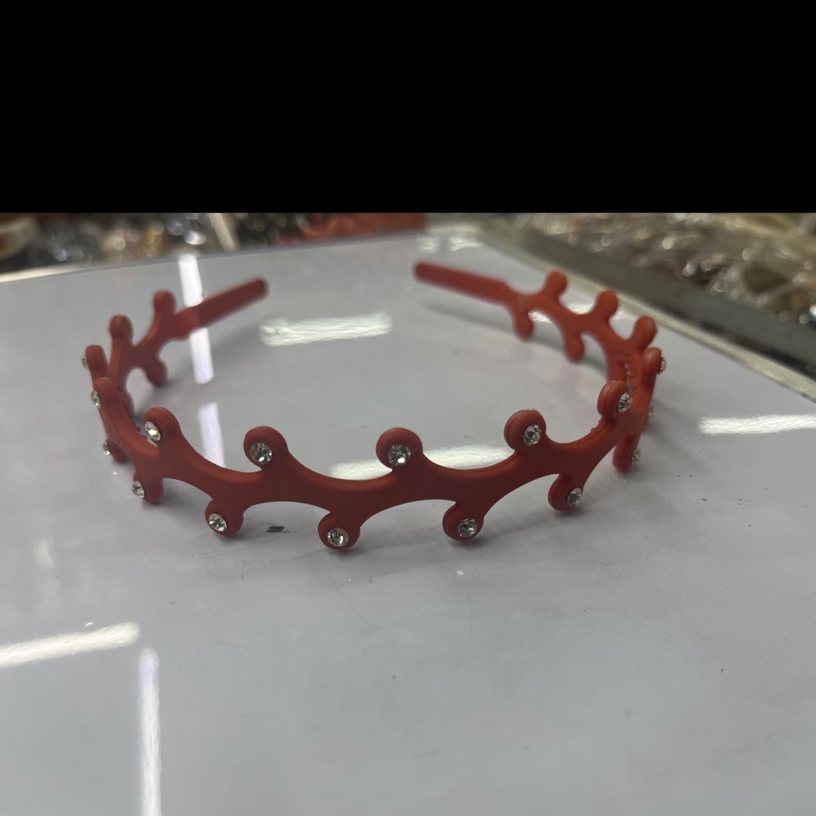 橡皮漆鹿角点钻发箍详情图2