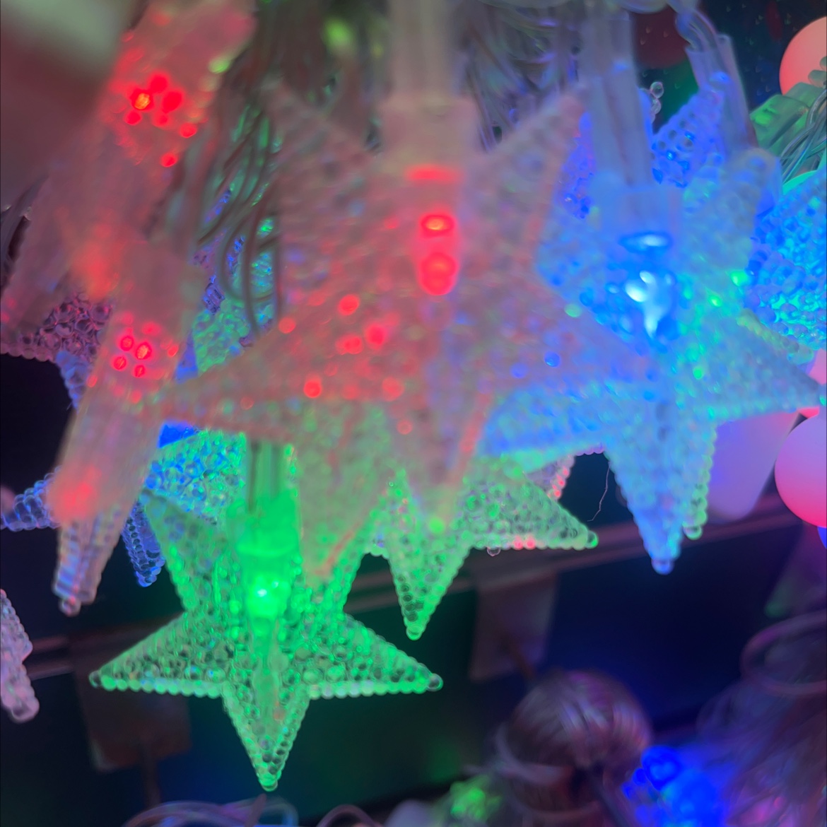 室内LED灯串实物图