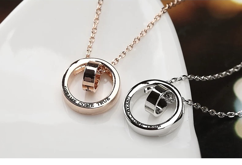 欧美风格钛钢项链 高质量时尚女士首饰项链详情图2