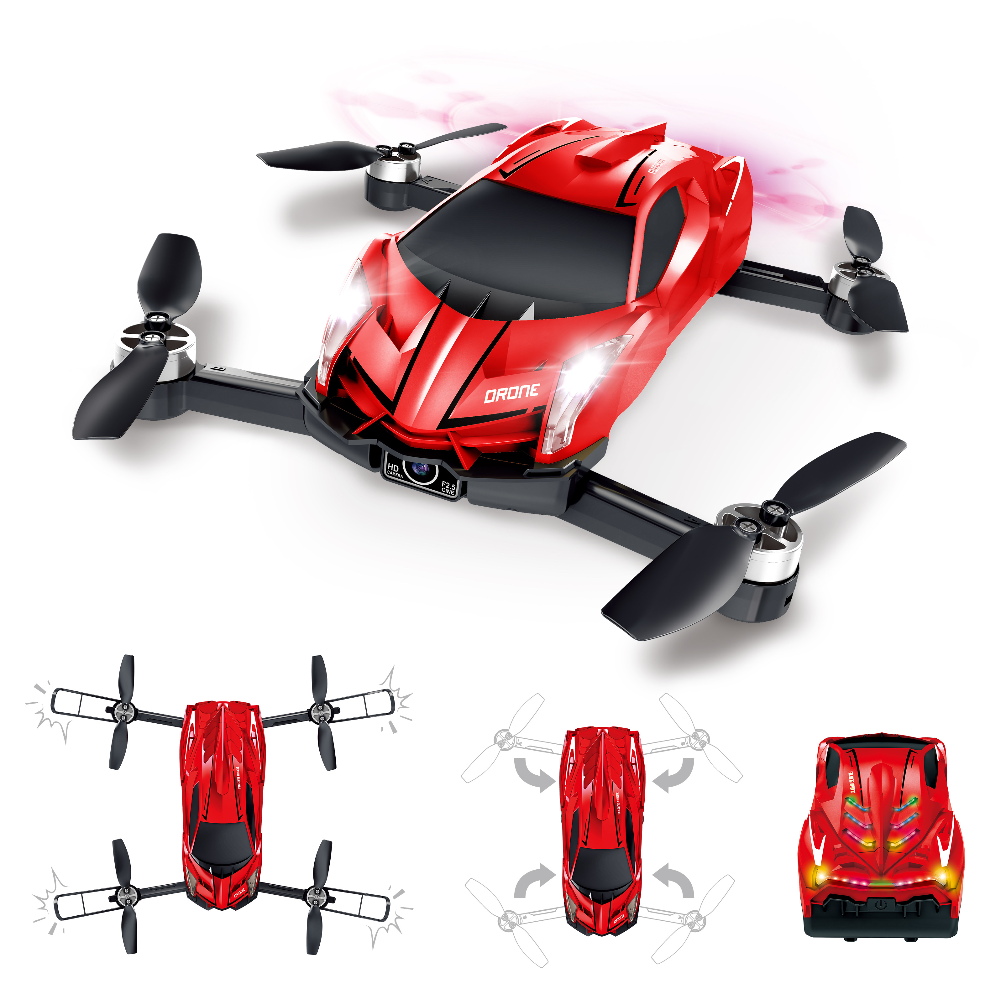 Drone high-definition camera aircraft toy, children's creative flight toy, outdoor remote control flight, stable and safe aircraft toy, Drone aircraft flying toy Application Scenario