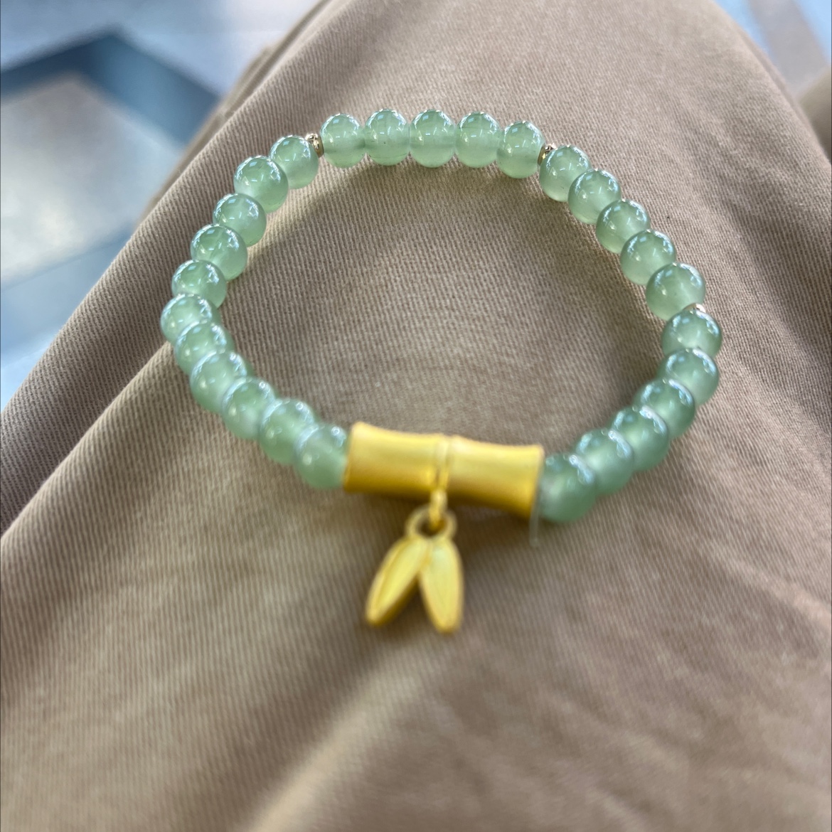 新款中式水晶弹簧手链 女士叠戴手串 饰品时尚潮流手链 精致手腕装饰品1013产品图